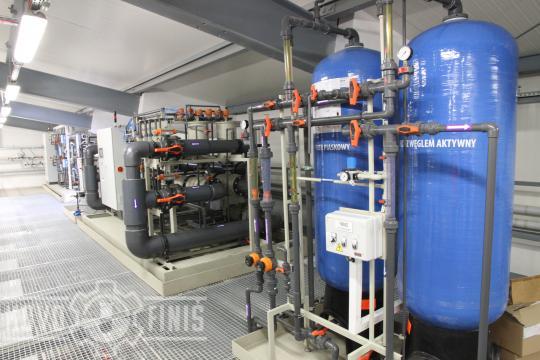 Ultrafiltration unit and active carbon filter