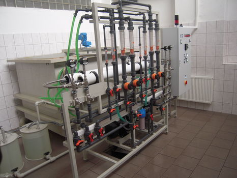 Testing reverse osmosis unit