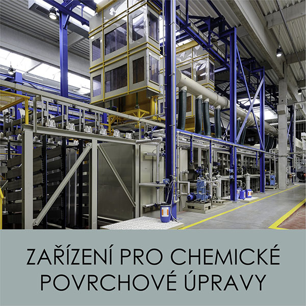 Zařízení pro chemické povrchové úpravy