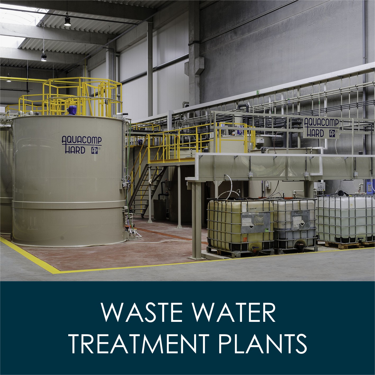Waste water treatment plants