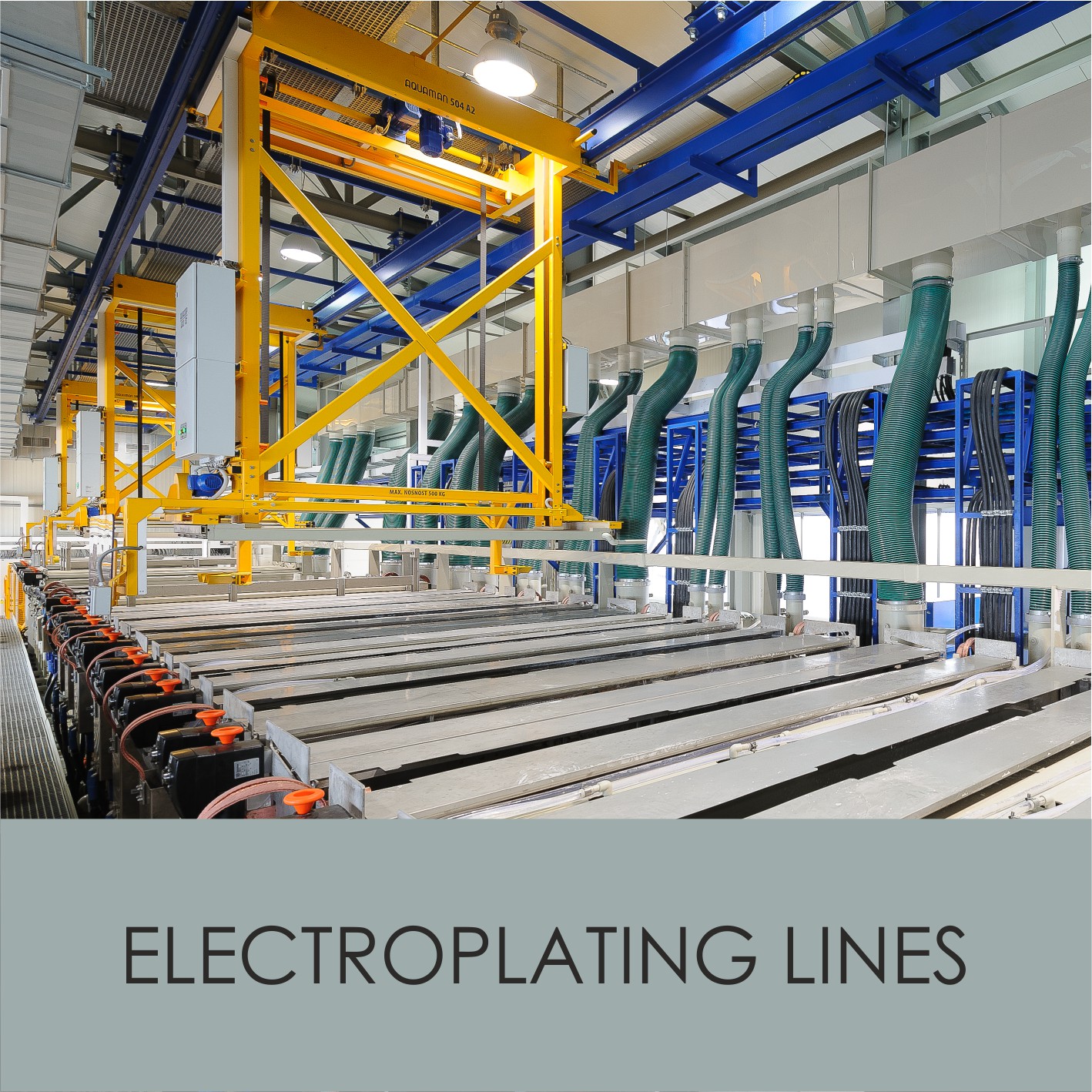 Electroplating lines