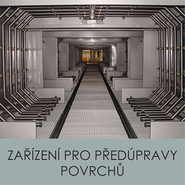 Zařízení pro předúpravu povrchu